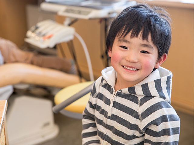 お子様が歯医者嫌いにならないように
